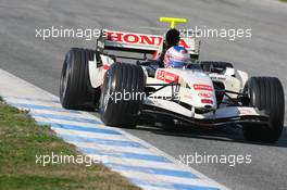 08.02.2006 Jerez, Spain,  Jenson Button (GBR), Honda Racing F1 Team