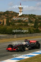 08.12.2006 Jerez, Spain,  Lewis Hamilton (GBR), McLaren Mercedes, MP4-21 - F1 Testing