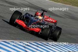 08.12.2006 Jerez, Spain,  Lewis Hamilton (GBR), McLaren Mercedes, MP4-21 - F1 Testing