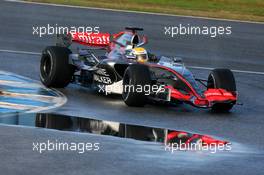 08.12.2006 Jerez, Spain,  Lewis Hamilton (GBR), McLaren Mercedes, MP4-21 - F1 Testing