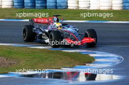 08.12.2006 Jerez, Spain,  Lewis Hamilton (GBR), McLaren Mercedes, MP4-21 - F1 Testing