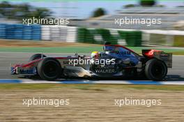 08.12.2006 Jerez, Spain,  Lewis Hamilton (GBR), McLaren Mercedes, MP4-21 - F1 Testing