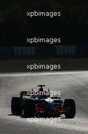 06.12.2006 Jerez, Spain,  Lewis Hamilton (GBR), McLaren Mercedes, MP4-21 - F1 Testing