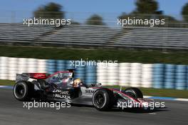 06.12.2006 Jerez, Spain,  Lewis Hamilton (GBR), McLaren Mercedes, MP4-21, F1 Testing