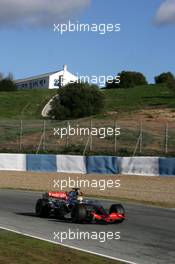 06.12.2006 Jerez, Spain,  Lewis Hamilton (GBR), McLaren Mercedes, MP4-21, F1 Testing