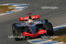 15.12.2006 Jerez, Spain,  Lewis Hamilton (GBR), McLaren Mercedes, MP4-21 - F1 Testing