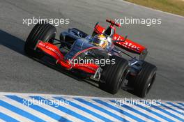 15.12.2006 Jerez, Spain,  Lewis Hamilton (GBR), McLaren Mercedes, MP4-21 - F1 Testing -www.xpb.cc, EMail: info@xpb.cc - copy of publication required for printed pictures. Every used picture is fee-liable. c Copyright: Hone / xpb.cc