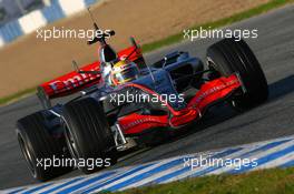 14.12.2006 Jerez, Spain,  Lewis Hamilton (GBR), McLaren Mercedes, MP4-21 - F1 Testing