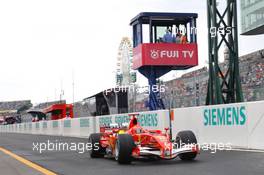 06.10.2006 Suzuka, Japan,  Michael Schumacher (GER), Scuderia Ferrari, 248 F1 - Formula 1 World Championship, Rd 17, Japanese Grand Prix, Friday Practice