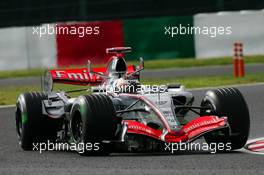 06.10.2006 Suzuka, Japan,  Kimi Raikkonen (FIN), Räikkönen, McLaren Mercedes, MP4-21 - Formula 1 World Championship, Rd 17, Japanese Grand Prix, Friday Practice