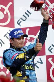08.10.2006 Suzuka, Japan,  Giancarlo Fisichella (ITA), Team Renault - Formula 1 World Championship, Rd 17, Japanese Grand Prix, Sunday Podium