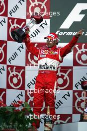 08.10.2006 Suzuka, Japan,  2nd place Felipe Massa (BRA), Scuderia Ferrari - Formula 1 World Championship, Rd 17, Japanese Grand Prix, Sunday Podium