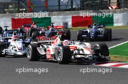 08.10.2006 Suzuka, Japan,  Rubens Barrichello (BRA), Honda Racing F1 Team, RA106  - Formula 1 World Championship, Rd 17, Japanese Grand Prix, Sunday Race