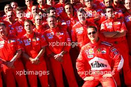 07.10.2006 Suzuka, Japan,  Ferrari Team Photo - Formula 1 World Championship, Rd 17, Japanese Grand Prix, Saturday