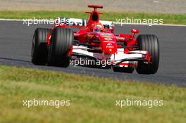 07.10.2006 Suzuka, Japan,  Michael Schumacher (GER), Scuderia Ferrari, 248 F1 - Formula 1 World Championship, Rd 17, Japanese Grand Prix, Saturday Practice