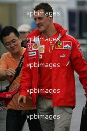 05.10.2006 Suzuka, Japan,  Michael Schumacher (GER), Scuderia Ferrari - Formula 1 World Championship, Rd 17, Japanese Grand Prix