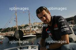 26.05.2006 Monte Carlo, Monaco,  Tiago Monteiro (POR), Midland MF1 Racing - Formula 1 World Championship, Rd 7, Monaco Grand Prix, Friday