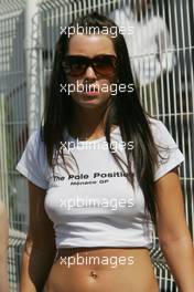 26.05.2006 Monte Carlo, Monaco,  A girl in the paddock - Formula 1 World Championship, Rd 7, Monaco Grand Prix, Friday
