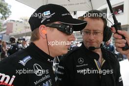 28.05.2006 Monte Carlo, Monaco,  Kimi Raikkonen (FIN), Räikkönen, McLaren Mercedes - Formula 1 World Championship, Rd 7, Monaco Grand Prix, Sunday Pre-Race Grid