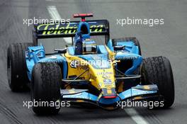 28.05.2006 Monte Carlo, Monaco,  Fernando Alonso (ESP), Renault F1 Team, in the new R26 - Formula 1 World Championship, Rd 7, Monaco Grand Prix, Sunday Podium