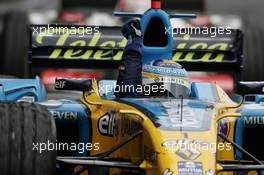28.05.2006 Monte Carlo, Monaco,  Fernando Alonso (ESP), Renault F1 Team, R26 - Formula 1 World Championship, Rd 7, Monaco Grand Prix, Sunday Podium