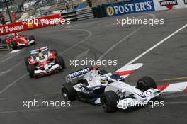 28.05.2006 Monte Carlo, Monaco,  Nick Heidfeld (GER), BMW Sauber F1 Team, Ralf Schumacher (GER), Toyota Racing, Felipe Massa (BRA), Scuderia Ferrari - Formula 1 World Championship, Rd 7, Monaco Grand Prix, Sunday Race