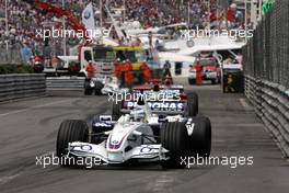 28.05.2006 Monte Carlo, Monaco,  Nick Heidfeld (GER), BMW Sauber F1 Team - Formula 1 World Championship, Rd 7, Monaco Grand Prix, Sunday Race