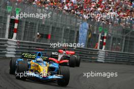 28.05.2006 Monte Carlo, Monaco,  Fernando Alonso (ESP), Renault F1 Team, R26 - Formula 1 World Championship, Rd 7, Monaco Grand Prix, Sunday Race