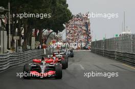 28.05.2006 Monte Carlo, Monaco,  Juan-Pablo Montoya (COL), Juan Pablo, McLaren Mercedes, MP4-21 - Formula 1 World Championship, Rd 7, Monaco Grand Prix, Sunday Race
