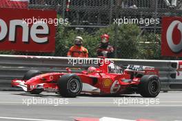 28.05.2006 Monte Carlo, Monaco,  Michael Schumacher (GER), Scuderia Ferrari, starts from the pitlane - Formula 1 World Championship, Rd 7, Monaco Grand Prix, Sunday Race