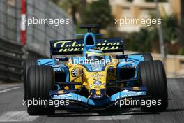 27.05.2006 Monte Carlo, Monaco,  Giancarlo Fisichella (ITA), Renault F1 Team - Formula 1 World Championship, Rd 7, Monaco Grand Prix, Saturday Practice
