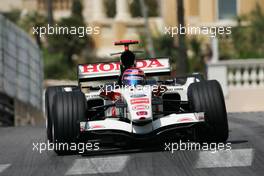 27.05.2006 Monte Carlo, Monaco,  Rubens Barrichello (BRA), Honda Racing F1 Team - Formula 1 World Championship, Rd 7, Monaco Grand Prix, Saturday Practice