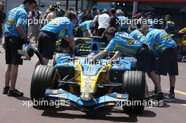 27.05.2006 Monte Carlo, Monaco,  Fernando Alonso (ESP), Renault F1 Team - Formula 1 World Championship, Rd 7, Monaco Grand Prix, Saturday Practice