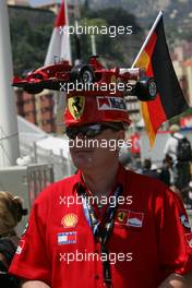 27.05.2006 Monte Carlo, Monaco,  A Ferrari Fan - Formula 1 World Championship, Rd 7, Monaco Grand Prix, Saturday