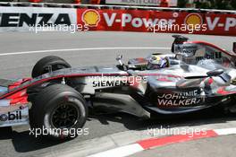 27.05.2006 Monte Carlo, Monaco,  Juan-Pablo Montoya (COL), Juan Pablo, McLaren Mercedes - Formula 1 World Championship, Rd 7, Monaco Grand Prix, Saturday Qualifying