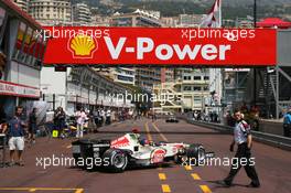 27.05.2006 Monte Carlo, Monaco,  Rubens Barrichello (BRA), Honda Racing F1 Team - Formula 1 World Championship, Rd 7, Monaco Grand Prix, Saturday
