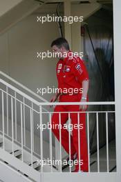 27.05.2006 Monte Carlo, Monaco,  Ross Brawn (GBR), Scuderia Ferrari, Technical Director, attends race stewards meeting regarding Michael Schumacher's Pole position - Formula 1 World Championship, Rd 7, Monaco Grand Prix, Saturday