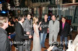 27.05.2006 Monte Carlo, Monaco,  "Superman Returns" party at the Red Bull Energy Station,David Coulthard (GBR), Red Bull Racing, Brandon Ruth, actor, Kate Brosworth, and actor Kevin Spacey, Robert Doornbos (NED), Test Driver, Red Bull Racing   - Formula 1 World Championship, Rd 7, Monaco Grand Prix, Saturday