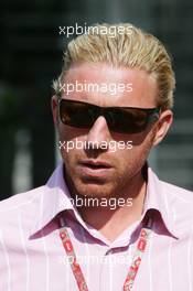 27.05.2006 Monte Carlo, Monaco,  Boris Becker - Formula 1 World Championship, Rd 7, Monaco Grand Prix, Saturday