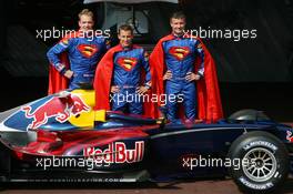 27.05.2006 Monte Carlo, Monaco,  Red Bull Racing Unveil their special Monaco "Superman" Edition Livery - Formula 1 World Championship, Rd 7, Monaco Grand Prix, Saturday