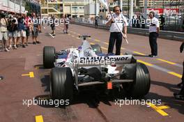 27.05.2006 Monte Carlo, Monaco,  Jacques Villeneuve (CDN), BMW Sauber F1 Team - Formula 1 World Championship, Rd 7, Monaco Grand Prix, Saturday Practice