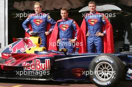 27.05.2006 Monte Carlo, Monaco,  Red Bull Racing Unveil their special Monaco "Superman" Edition Livery - Formula 1 World Championship, Rd 7, Monaco Grand Prix, Saturday