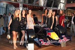 27.05.2006 Monte Carlo, Monaco,  "Superman Returns" party at the Red Bull Energy Station, Formula Una Girls - Formula 1 World Championship, Rd 7, Monaco Grand Prix, Saturday