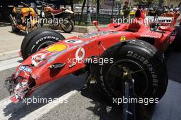 27.05.2006 Monte Carlo, Monaco,  Felipe Massa (BRA), Scuderia Ferrari crashed in the wall - Formula 1 World Championship, Rd 7, Monaco Grand Prix, Saturday Qualifying