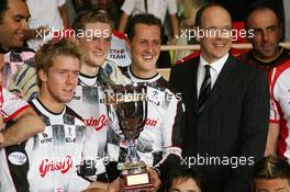 23.05.2006 Monte Carlo, Monaco,  Prince Albert II of Monaco & Michael Schumacher (GER), Scuderia Ferrari - Formula 1 World Championship, Rd 7, Monaco Grand Prix, Wednesday