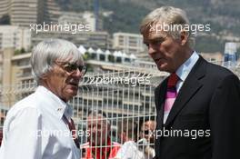 28.05.2006 Monte Carlo, Monaco,  Bernie Ecclestone (GBR) with Max Mosley (GBR), FIA President - Formula 1 World Championship, Rd 7, Monaco Grand Prix, Sunday