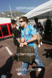 28.05.2006 Monte Carlo, Monaco,  Fernando Alonso (ESP), Renault F1 Team - Formula 1 World Championship, Rd 7, Monaco Grand Prix, Sunday