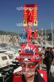 28.05.2006 Monte Carlo, Monaco,  FAN / Ferrari / Michael Schumacher (GER), Scuderia Ferrari - Formula 1 World Championship, Rd 7, Monaco Grand Prix, Sunday