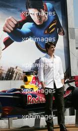 28.05.2006 Monte Carlo, Monaco,  Brandon Ruth, at Red Bull Racing, promoting the new film "Superman Returns" - Formula 1 World Championship, Rd 7, Monaco Grand Prix, Sunday