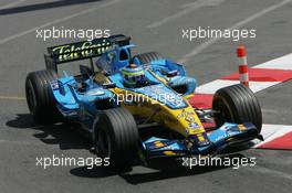 25.05.2006 Monte Carlo, Monaco,  Giancarlo Fisichella (ITA), Renault F1 Team - Formula 1 World Championship, Rd 7, Monaco Grand Prix, Thursday